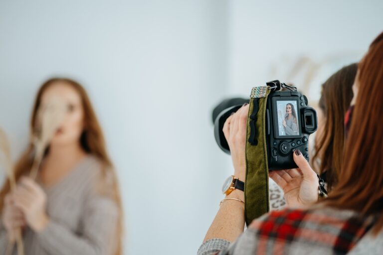 fotograf med egen studio