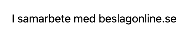 I samarbete med beslagonline.se